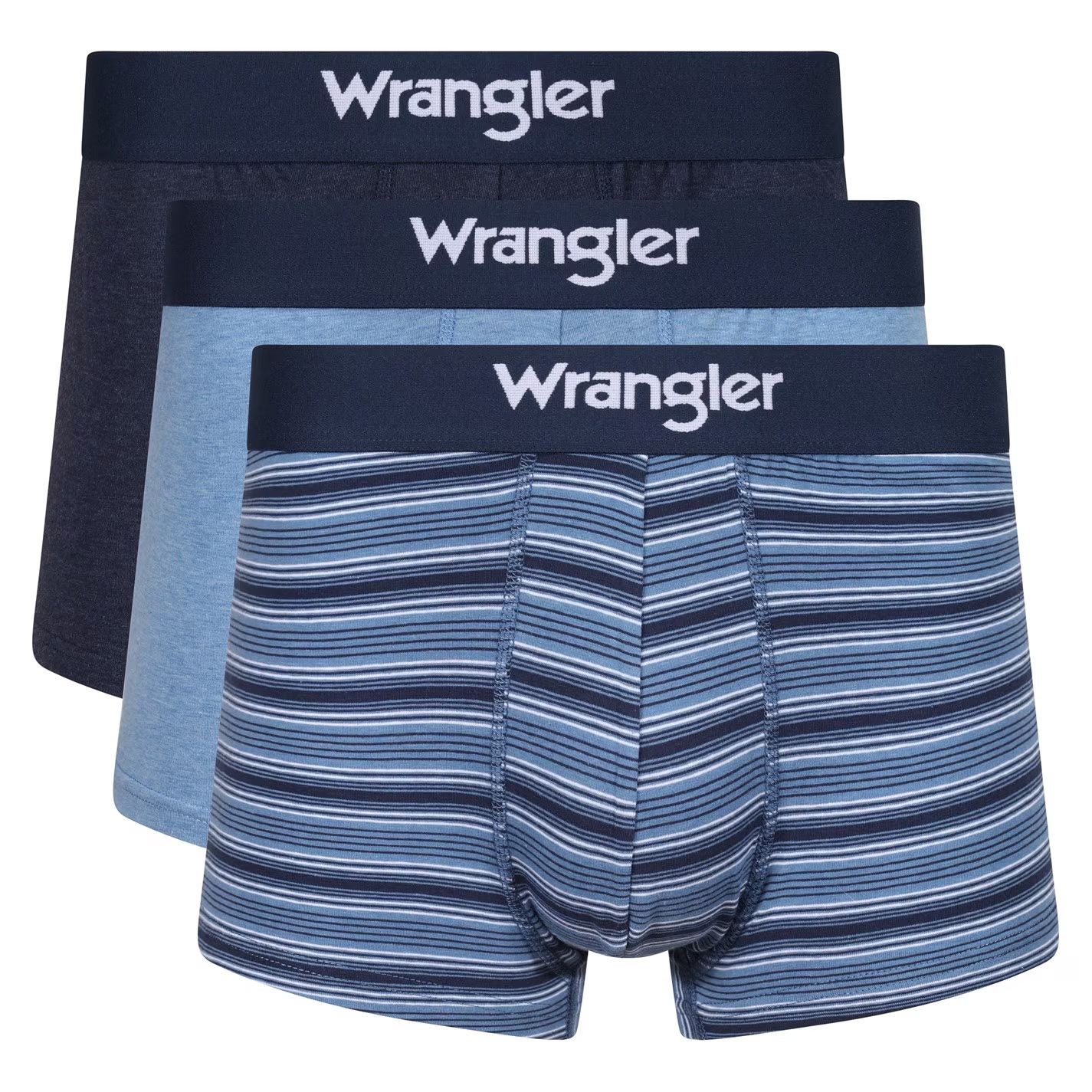 pánské boxerky WRANGLER - DMRLS/STRIPE - 3 ks