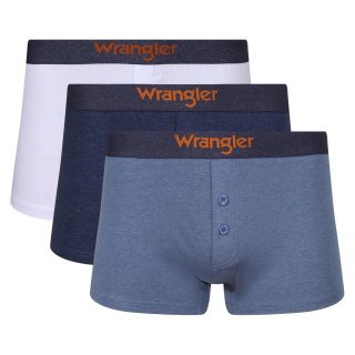 pánské boxerky WRANGLER - WH/DDNM/MDNM - 3 ks