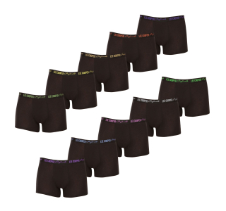 pánské boxerky LEE COOPER Originals - BLACK/COLOR - 10 ks