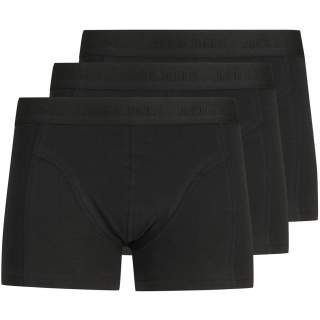 pánské boxerky JACK & JONES - BLACK - 3 ks